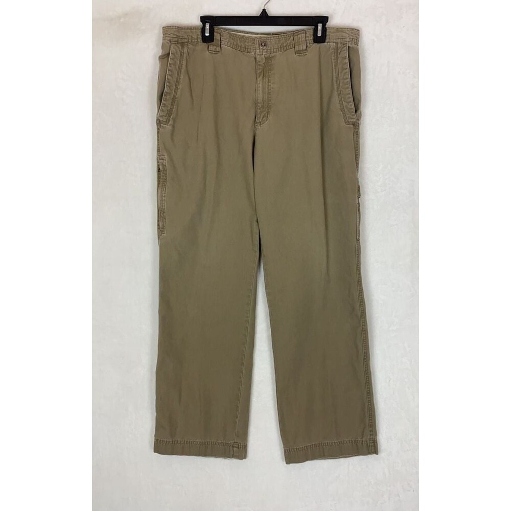 Columbia Sportswear Men's Cotton Cargo Pants Khaki Size 38x32